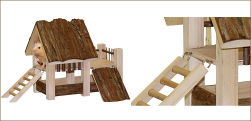 Aire de jeu pour rongeur Lodge Nature