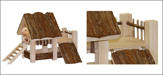 Aire de jeu pour rongeurs