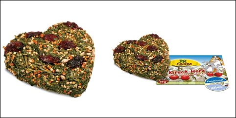 Coeur aux cerises pour rongeurs