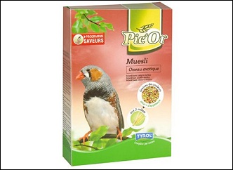 Pic'Or aliment pour oiseaux exotiques