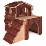 Maison en bois naturel